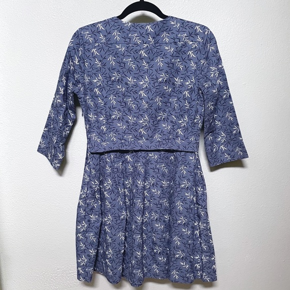 Final Price Drop- GAP Blue Floral Dress - Picture 2 of 8